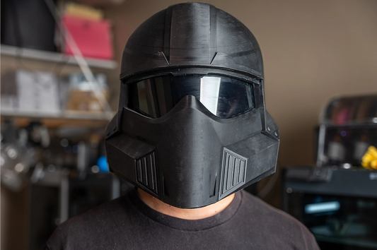 FITTED TO YOU HellDivers 2 B-01 Black Cosplay Helmet