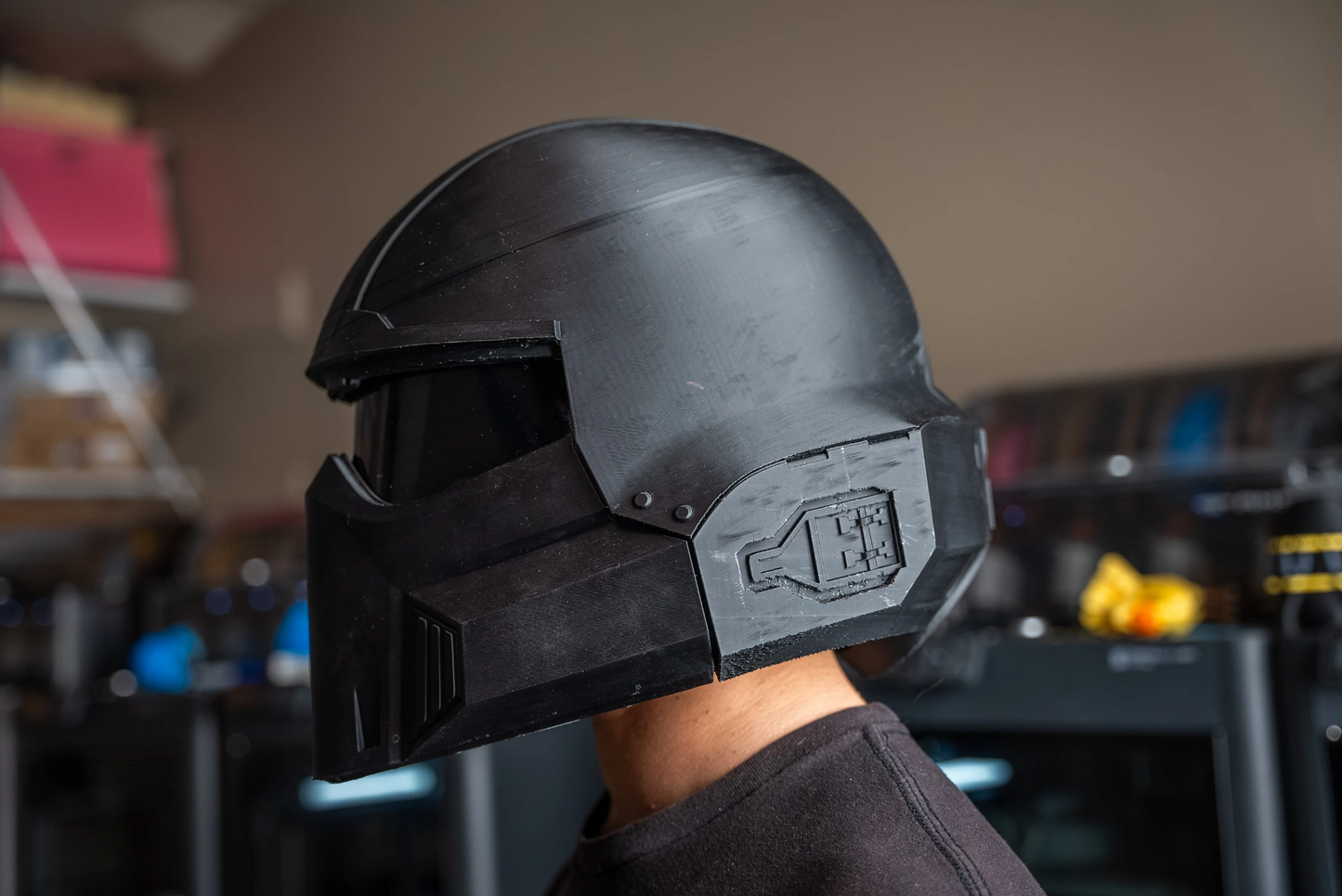 FITTED TO YOU HellDivers 2 B-01 Black Cosplay Helmet