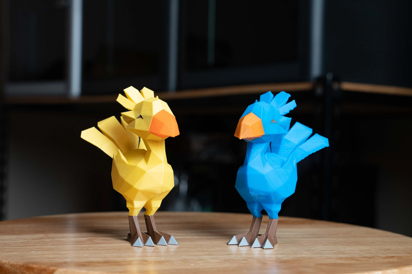 Final Fantasy 3D printed Lowpoly Chocobo