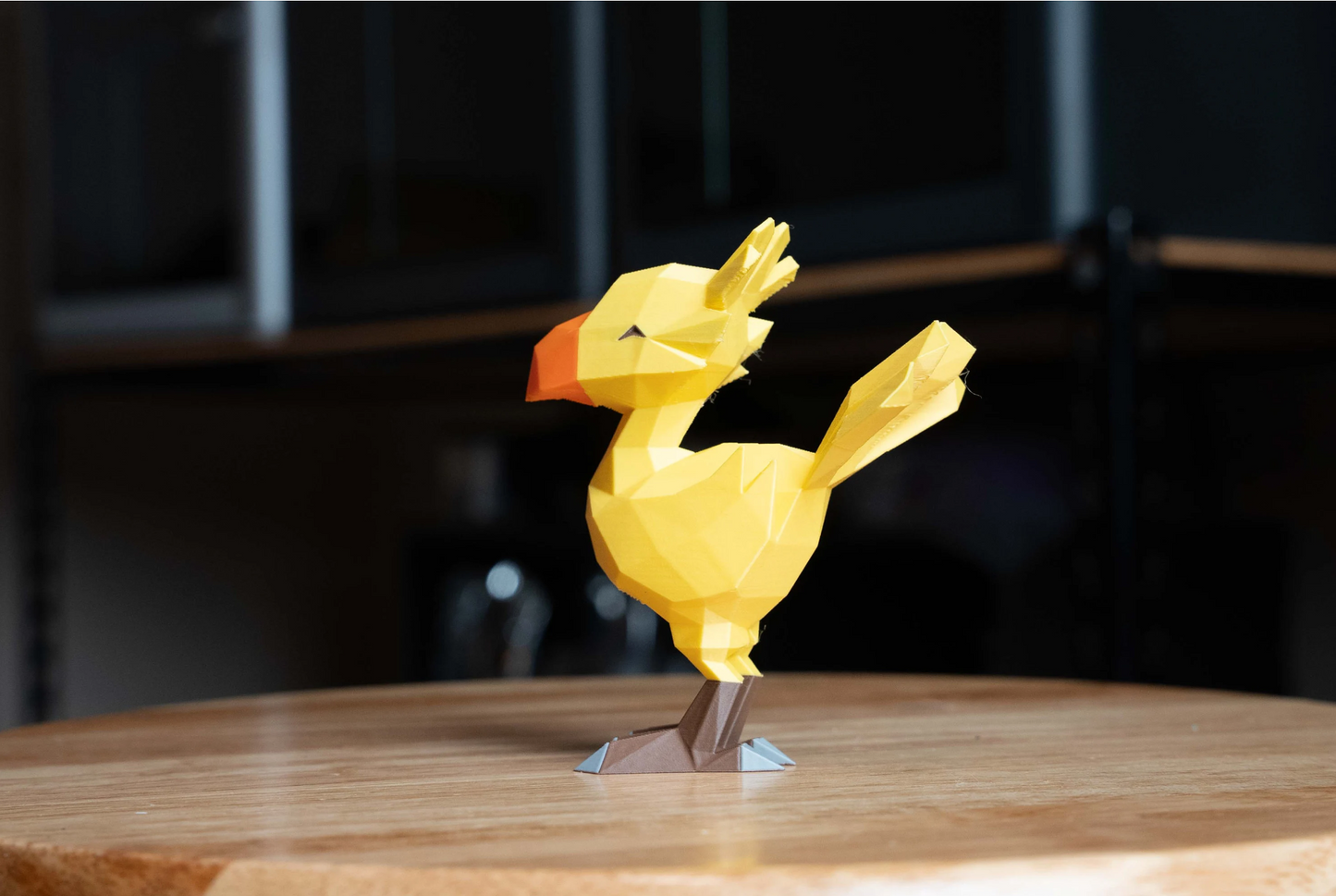 Final Fantasy 3D printed Lowpoly Chocobo