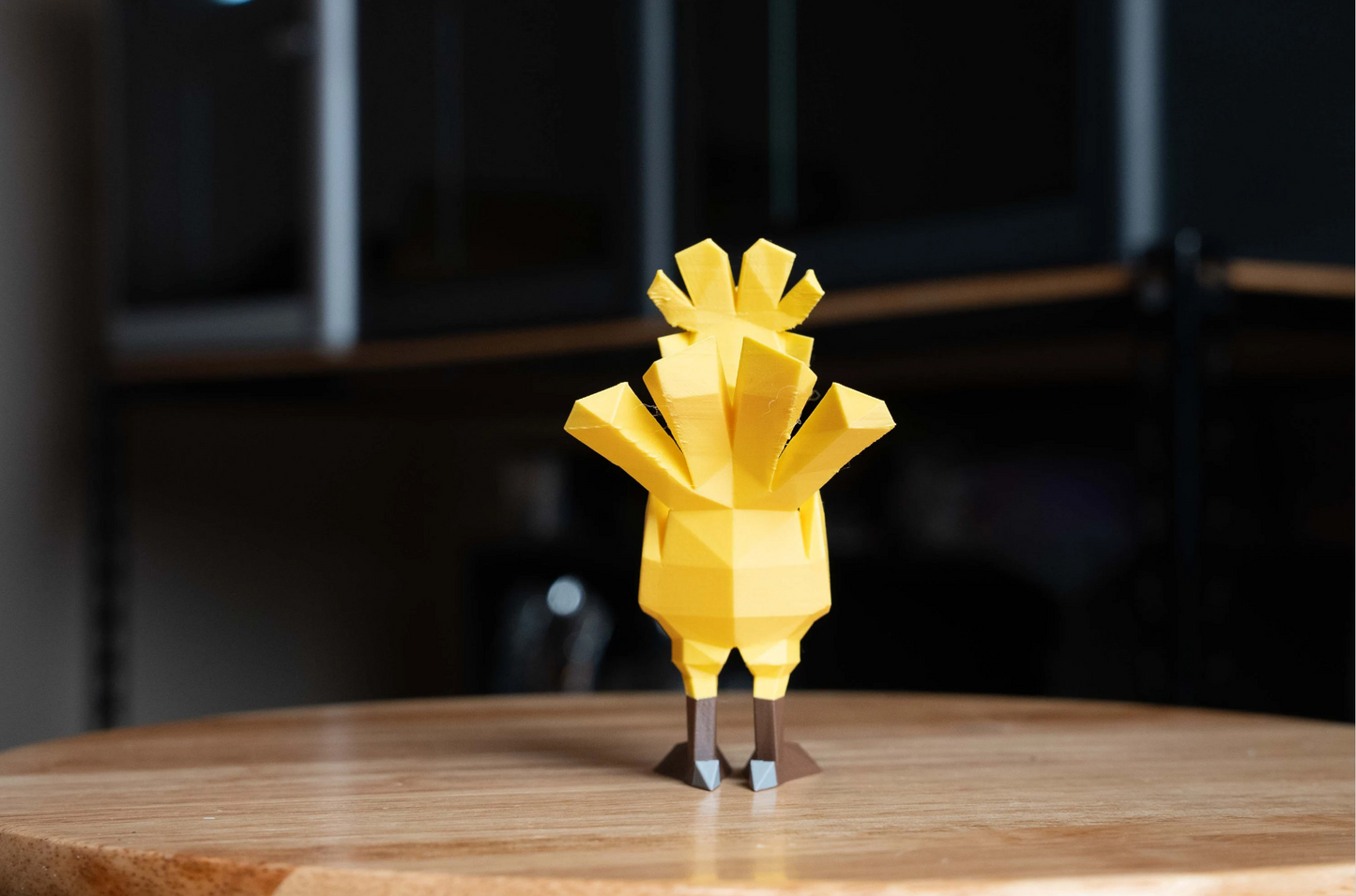 Final Fantasy 3D printed Lowpoly Chocobo